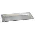 Hammered Stainless Steel Rectangular Tray